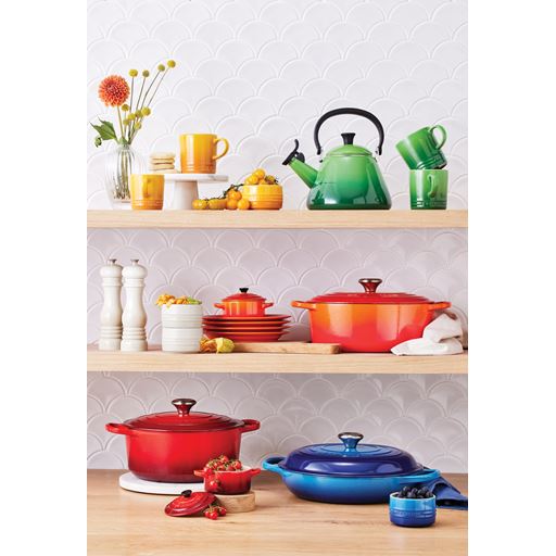 Le Creuset Kone Fløjtekedel, Bamboo Green, 1,6 L
