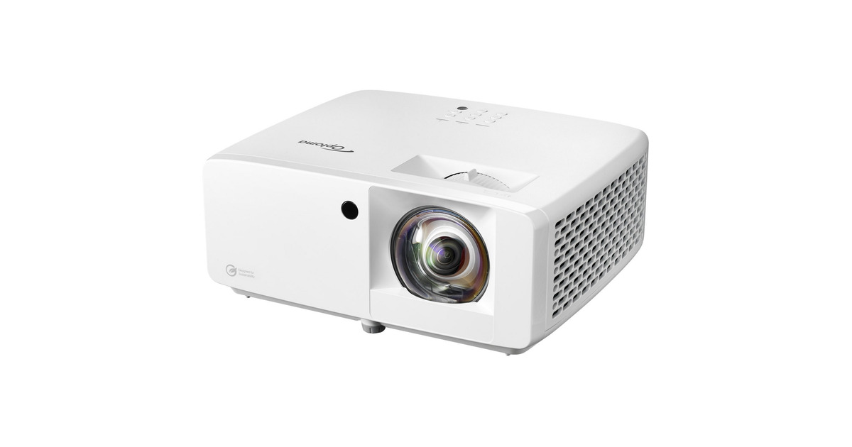 OptomaUHZ35ST Compacte 4K UHD korte afstand laser DLP-projector  (Wit, 3500 ANSI lumen)