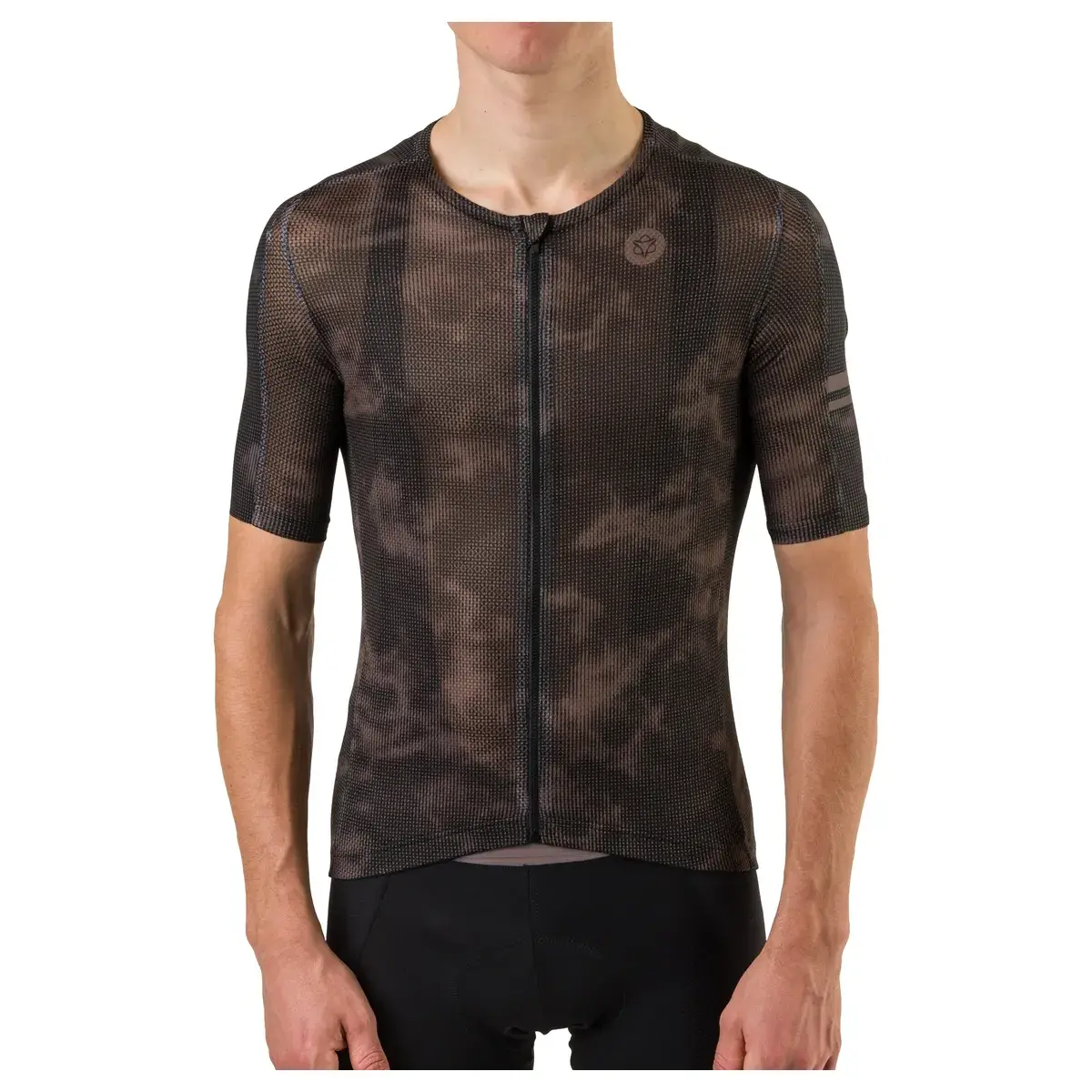 AGU High Summer II Fietsshirt Korte Mouwen Bruin Heren