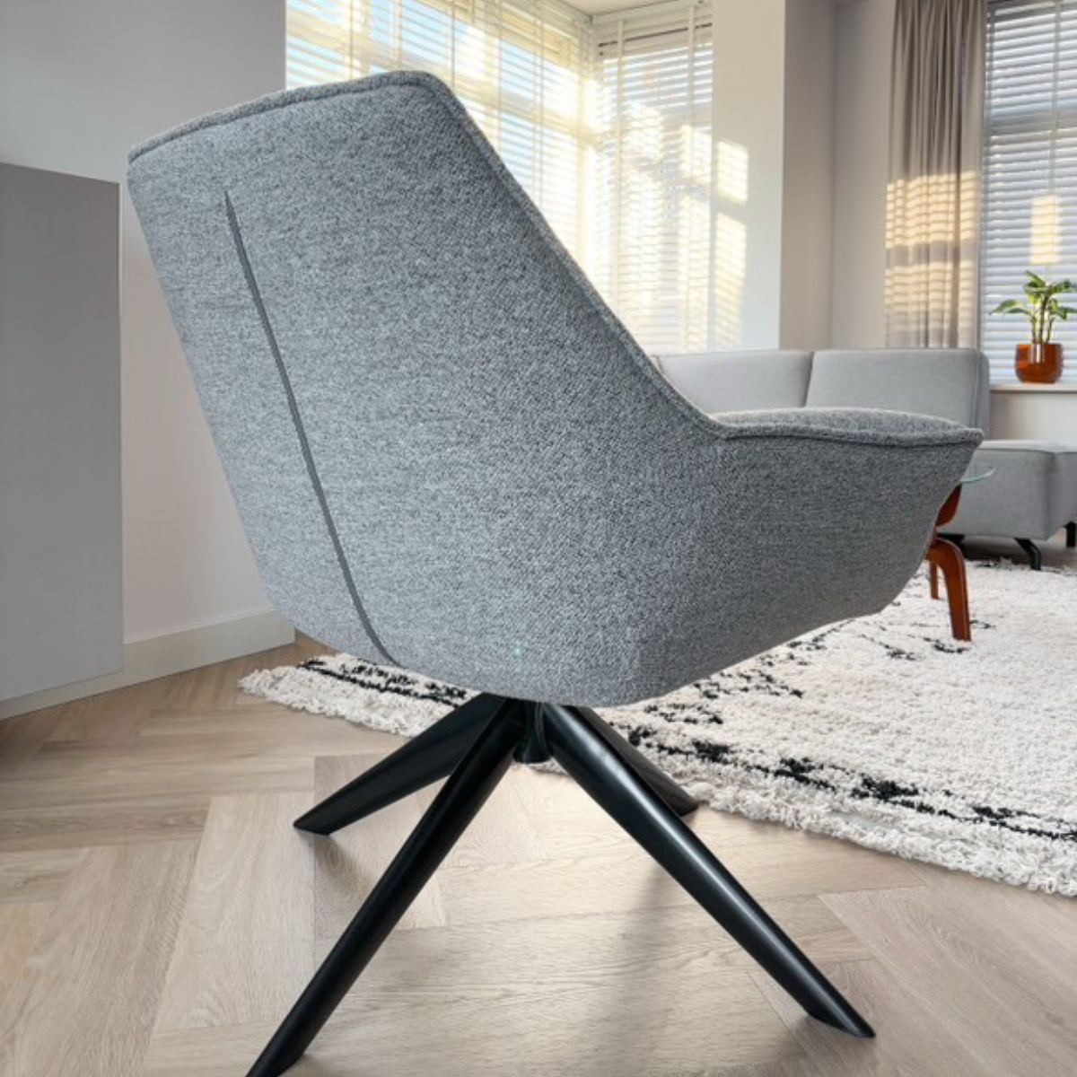 DS4U - Miron draaifauteuil - grijs