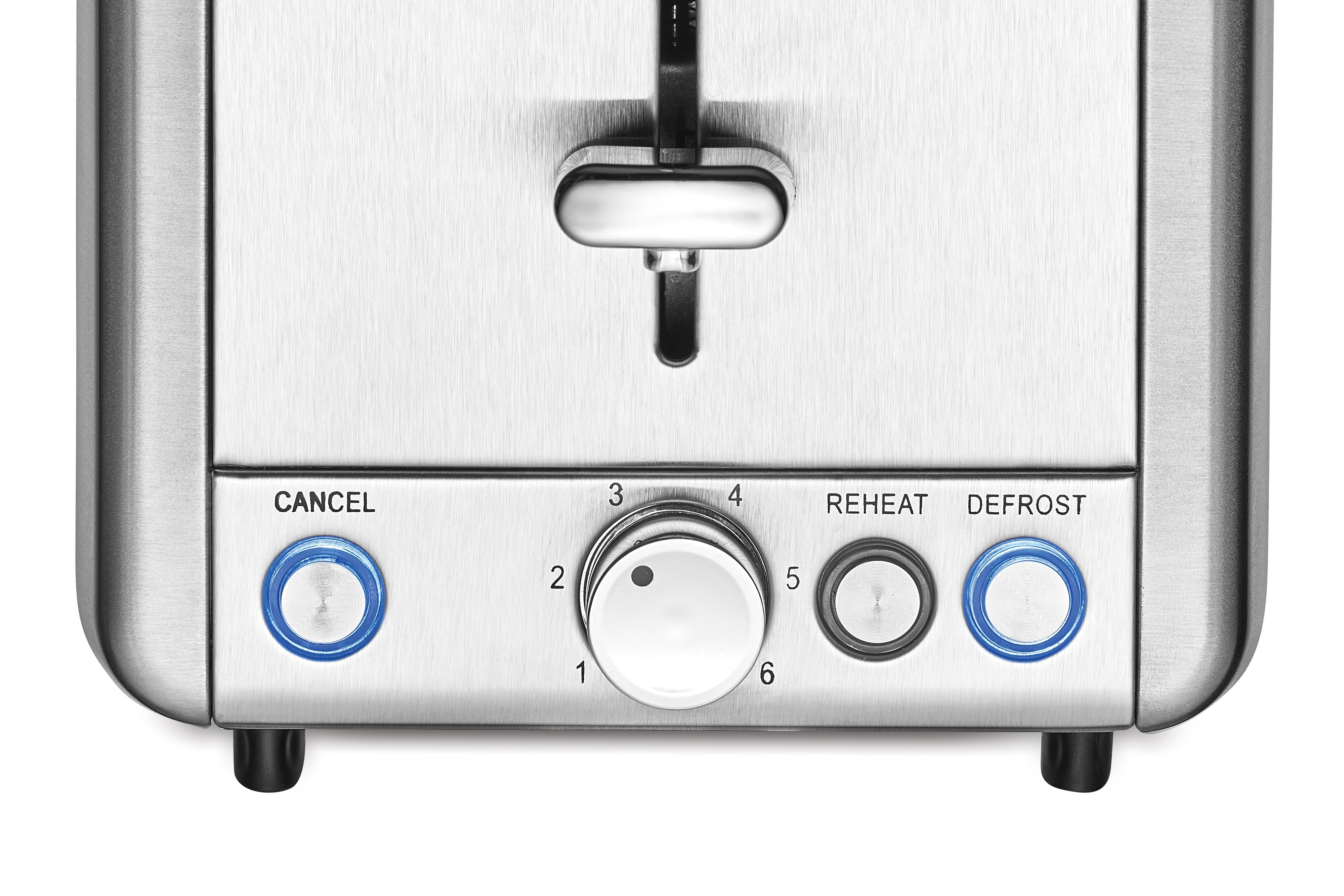 Solis Zwei-Schlitz Toaster, 6 Stufen, Krümelschublade, silber