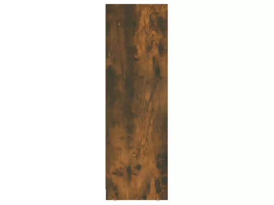 Armoire de bain Chêne fumé 30x30x95 cm Bois d'ingénierie