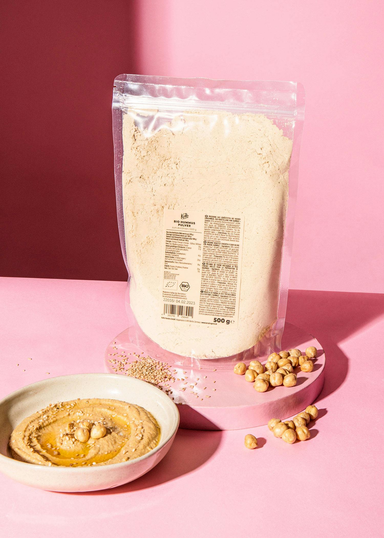 Bio Hummus Pulver 500 g