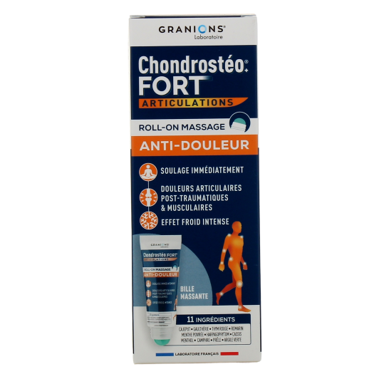 Roll on massage anti douleur Chondrosteo Fort - Muscles, articulations