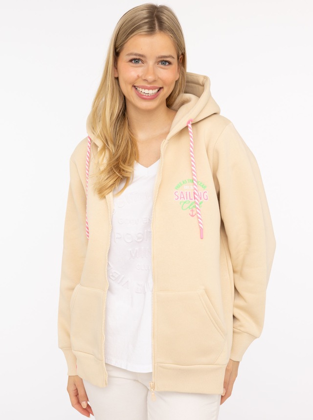 Zwillingsherz Kapuzensweatjacke »