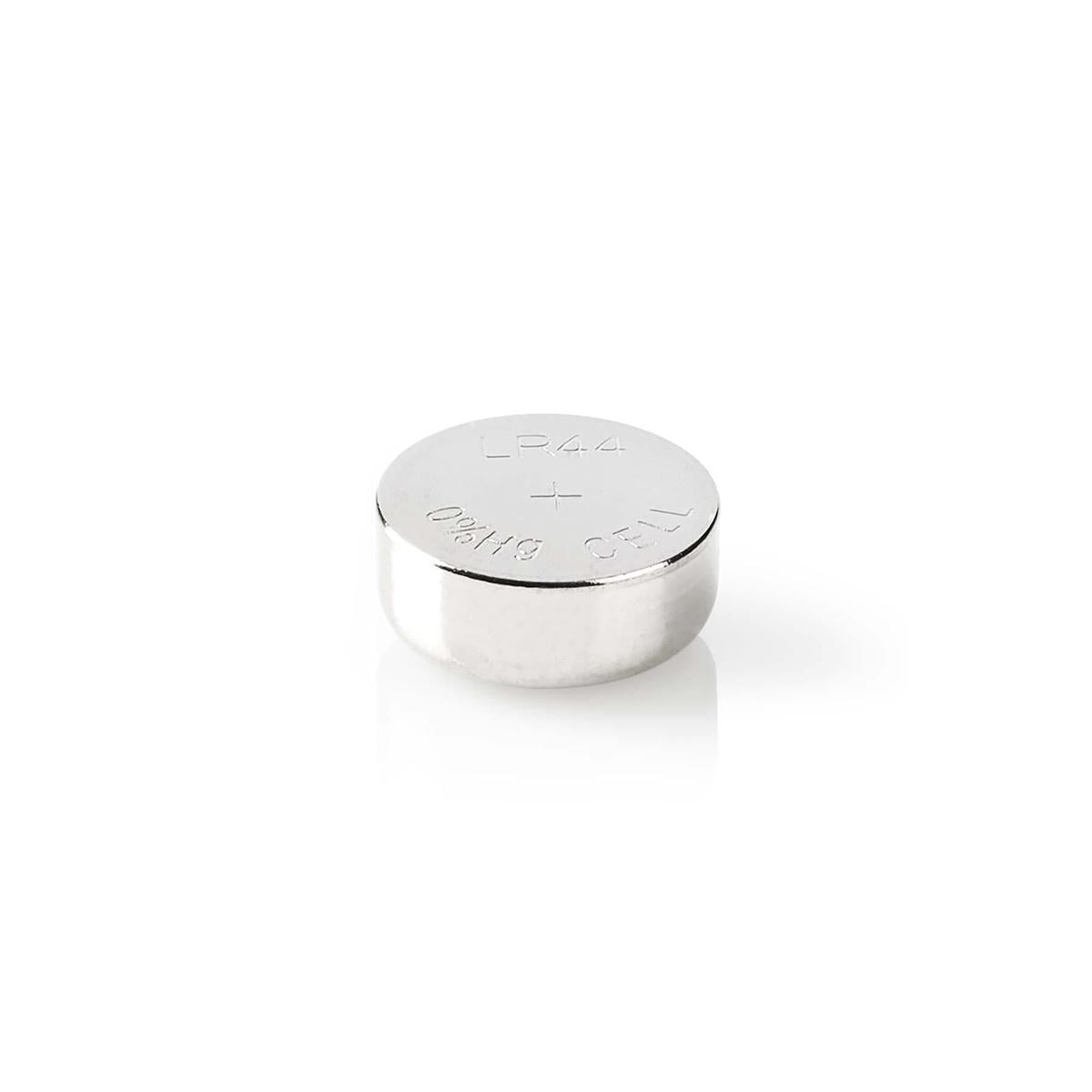 Nedis Alkaline Battery LR44 | 1.5 V DC | 10-Blister | Sølv