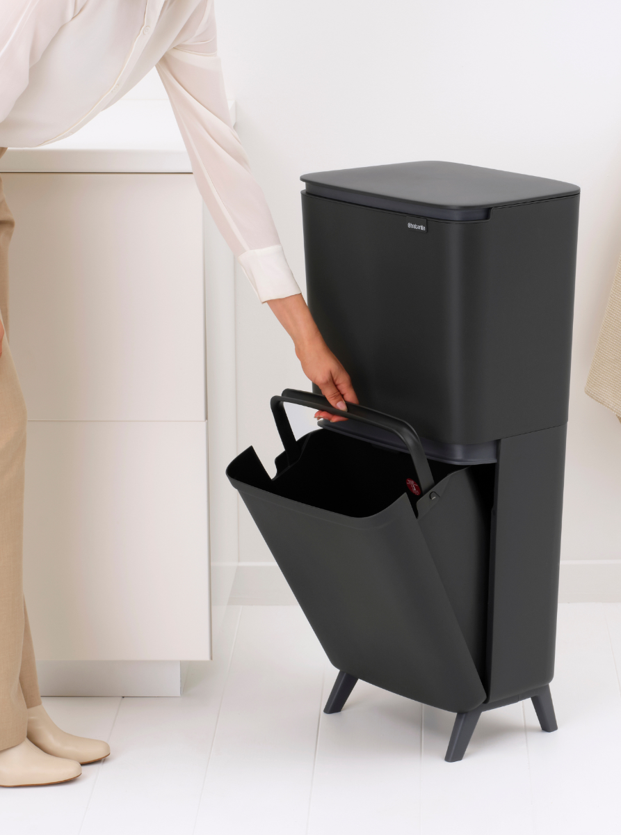 SortUp Recycle Prullenbak Hi, 20 25 liter - Dark Grey