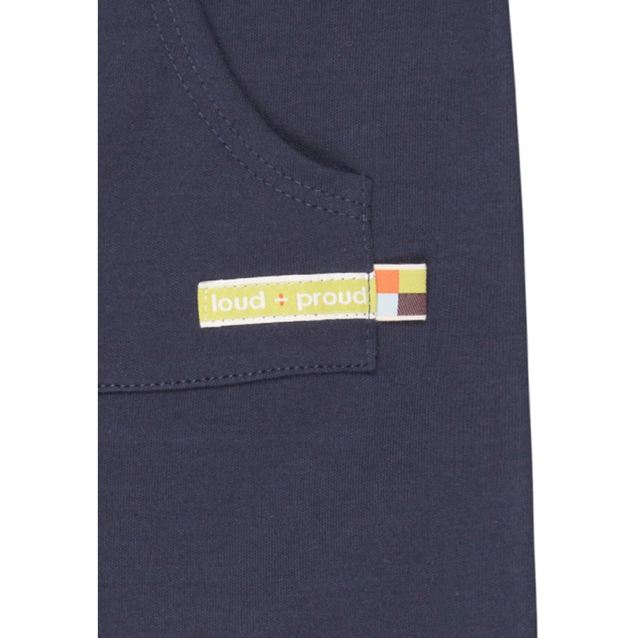 loud + proud Latzhose Navy