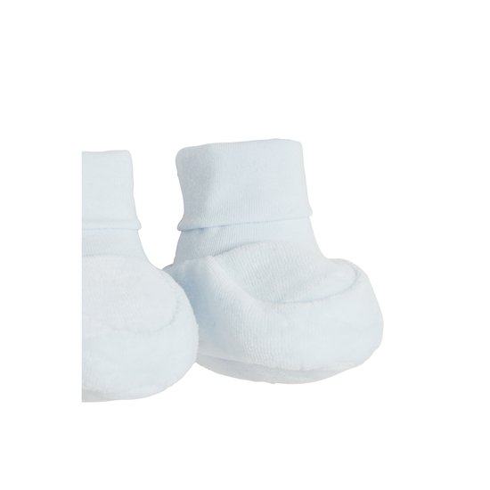 Petit Cocon Mignon Chaussons   Bleu Air        de               P'tit bisou