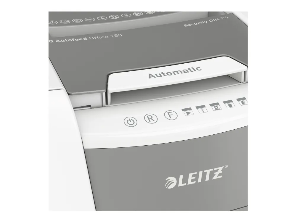 Makulator Leitz IQ AutoFeed Office 150 krydsmakulering 4x28 mm (P-4)