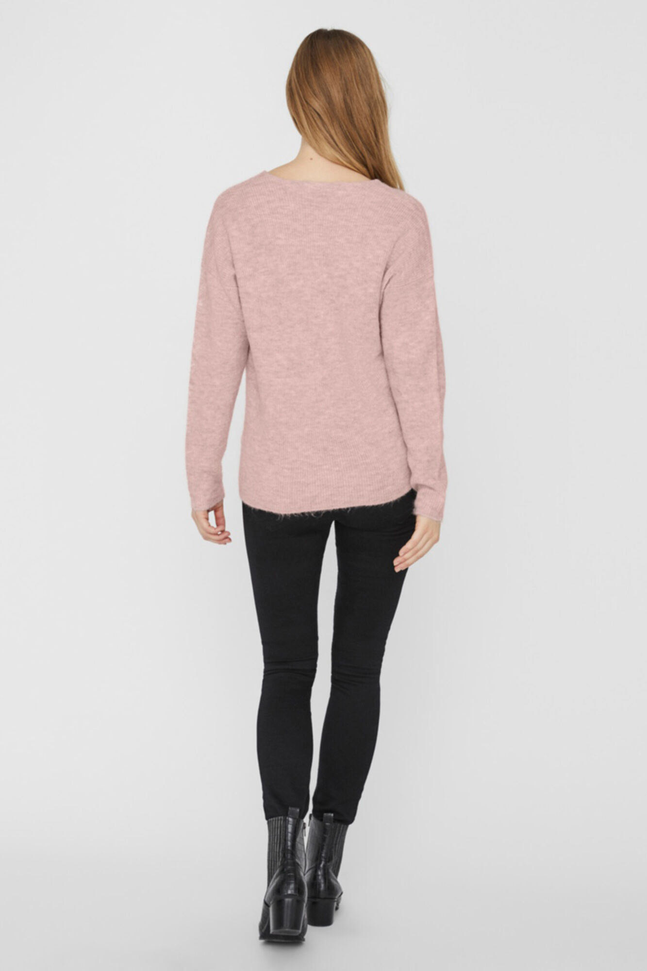 Camisa básica de malha - Rosa