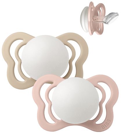 BIBS Couture Leuchtende Schnuller - Gr. 1 - 2er-Pack - Anatomisc