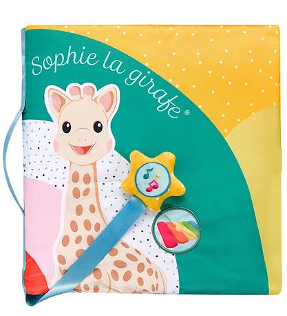 Sophie la Girafe Stoffbuch - 30x30 cm - Mehrfarbig