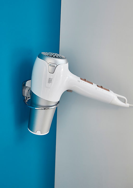 Porte sèche-cheveux Koros chrome GoodHome
