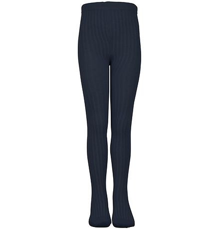 Melton trømpebukser - Rib - Navy