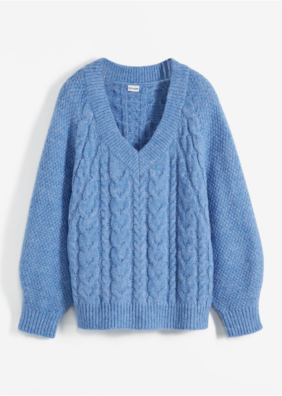 Pull à motif torsadé