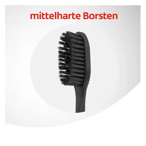 Zahnbürste 360° Aktivkohle mittel