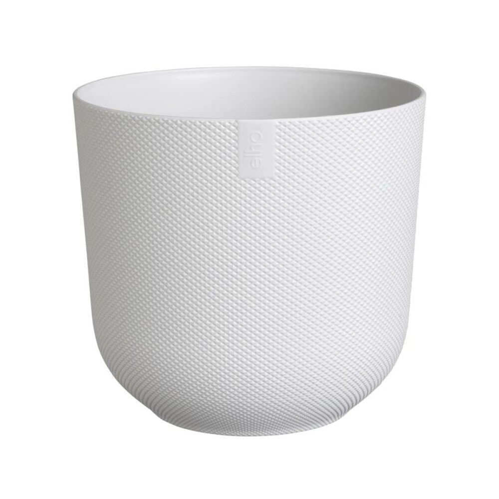 URTEPOTTESKJULER ELHO JAZZ RUND 26 CM HVIT