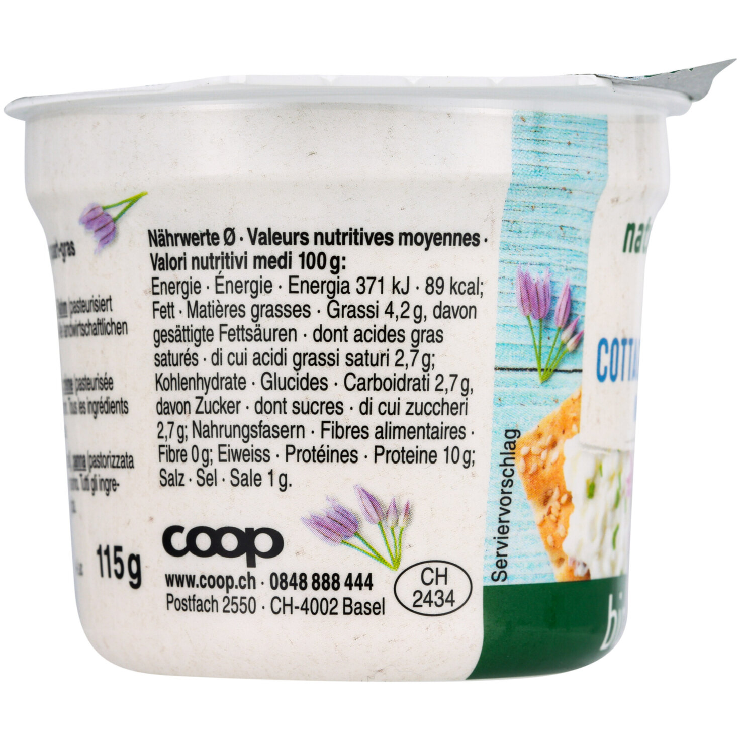 Bio cottage cheese 2x115g