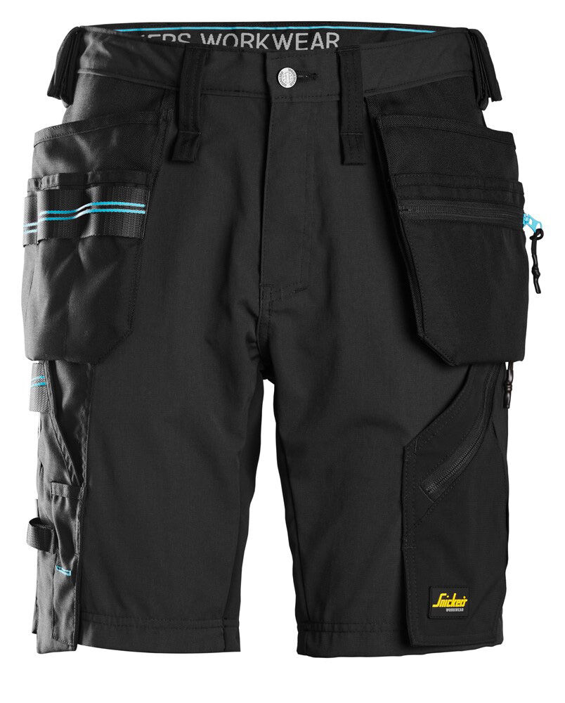 Snickers LiteWork 37.5® 6110 - Korte werkbroek - Zwart - 44