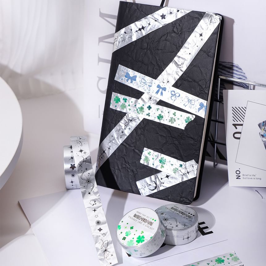 JIMO - Print Metallic Masking Tape (Diverse ontwerpen)