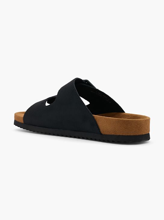 Graceland Pantolette Schwarz