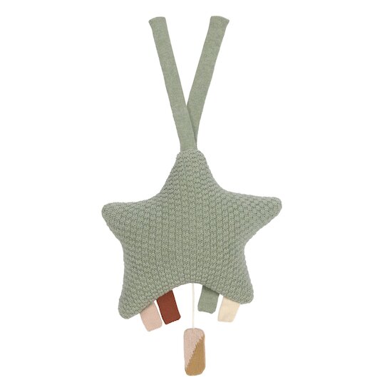 Peluche musicale tricotée   Etoile, verte        de               Lässig