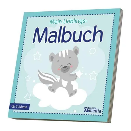 Media Mein Lieblings Malbuch, blau