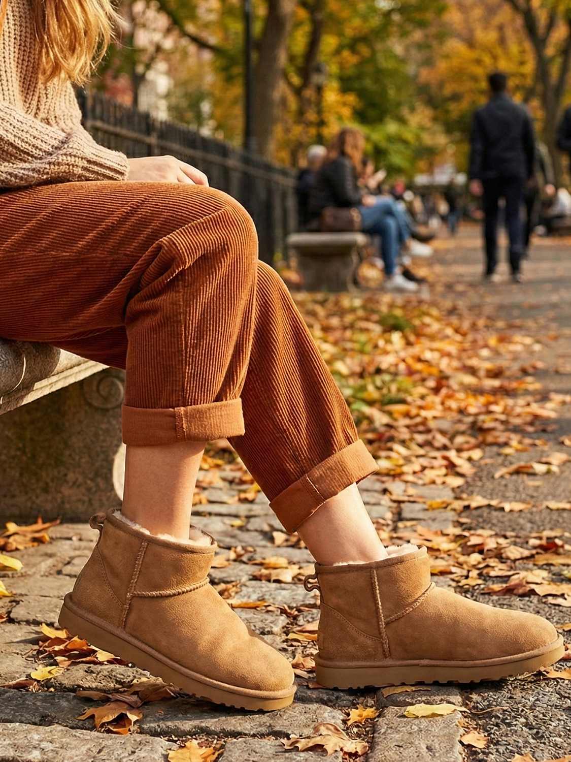 Rugged Gear Lux low wool suede water resistant