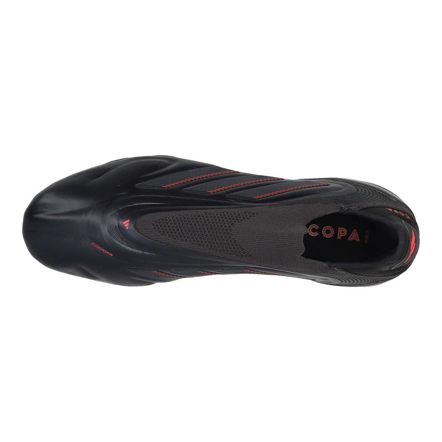 adidas Copa Pure Elite III Laceless FG Stealth Victory - Noir/Gris/Lucid Red