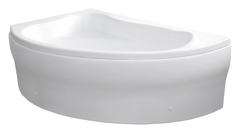 Aqualine Orava hoekbad links 150x90x38cm wit