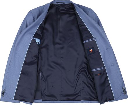 Suitable Strato Toulon Kostuum Wol Blauw SPE241028TO12ST-210 kopen