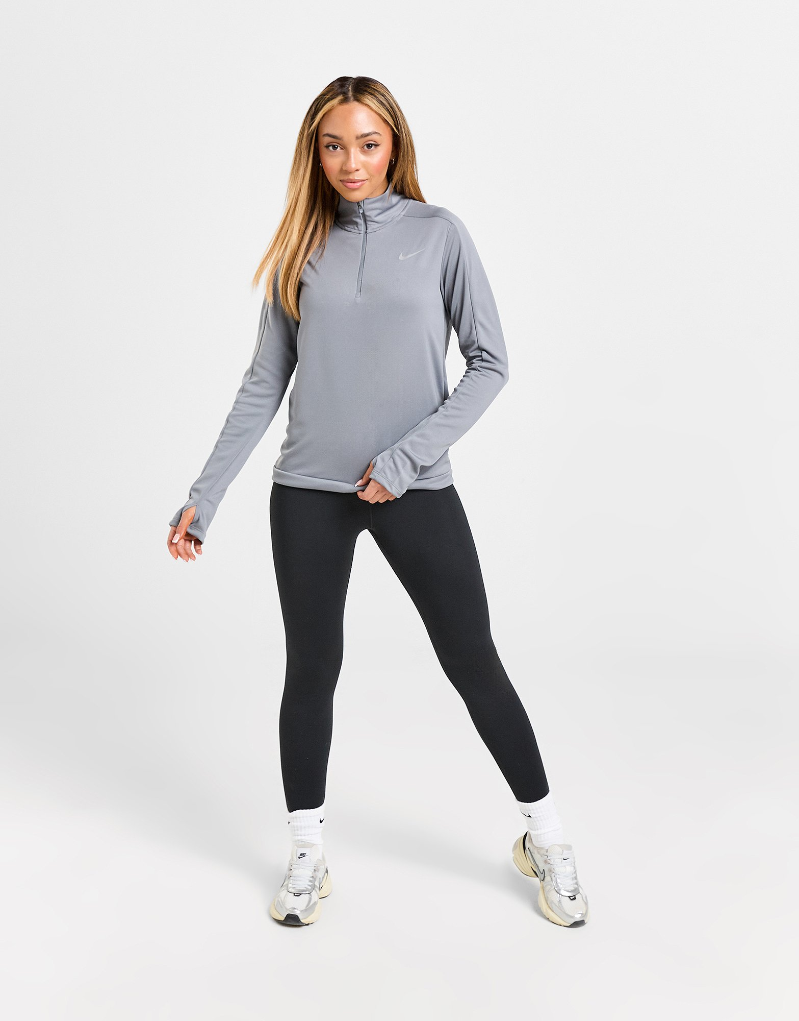 Nike Haut de survêtement zippé 1/4 Running Pacer Femme
