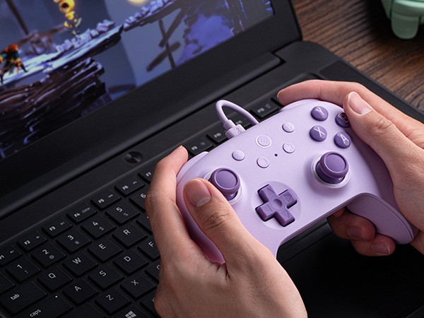 8BitDo Ultimate 2C Wired Pad Purple