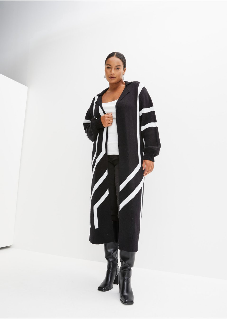 Gilet long en maille