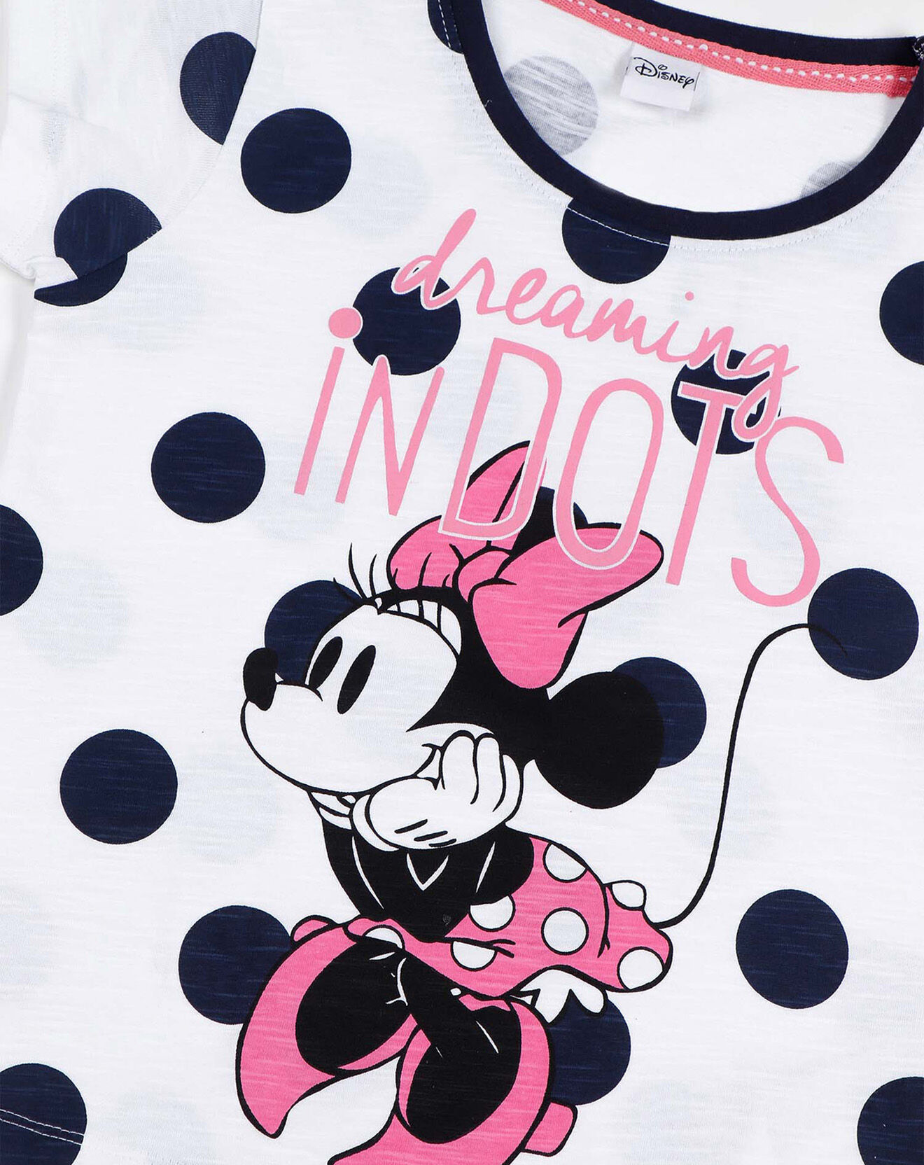28 Pyjama Minnie Couture à pois bleu marine/multicolore