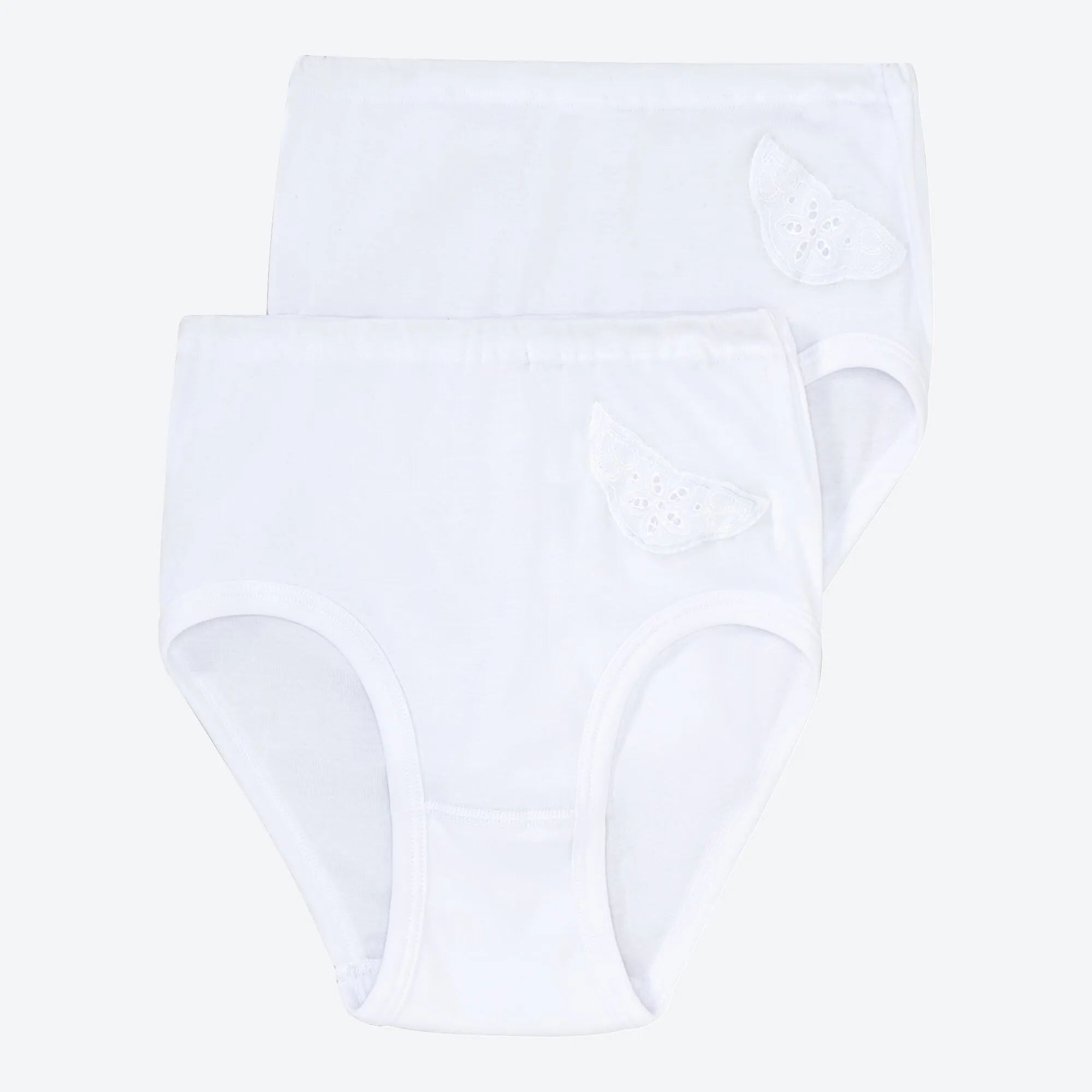 Damen-Taillenslip mit Applikation, 2er-Pack