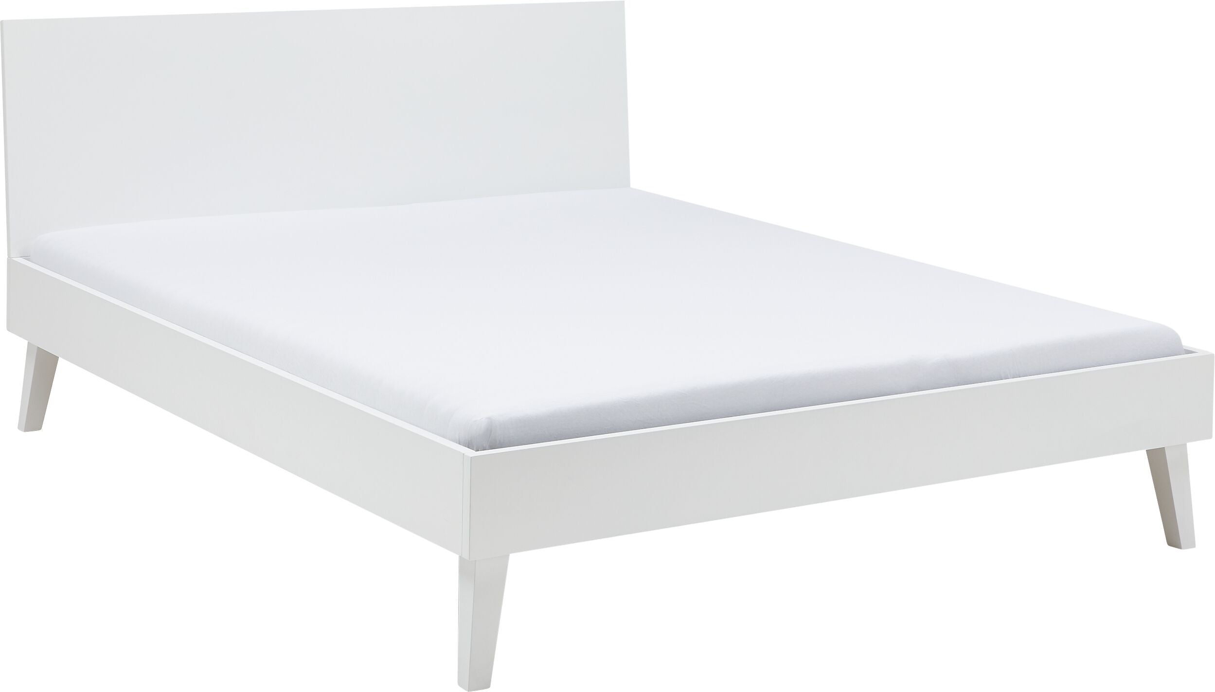 CARA Bett - Weiss / B: 120.0 cm x T: 200.0 cm