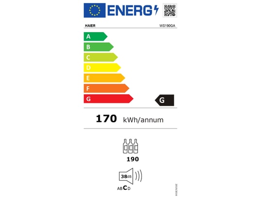 HAIER - Cave à vin de vieillissement WS190GA