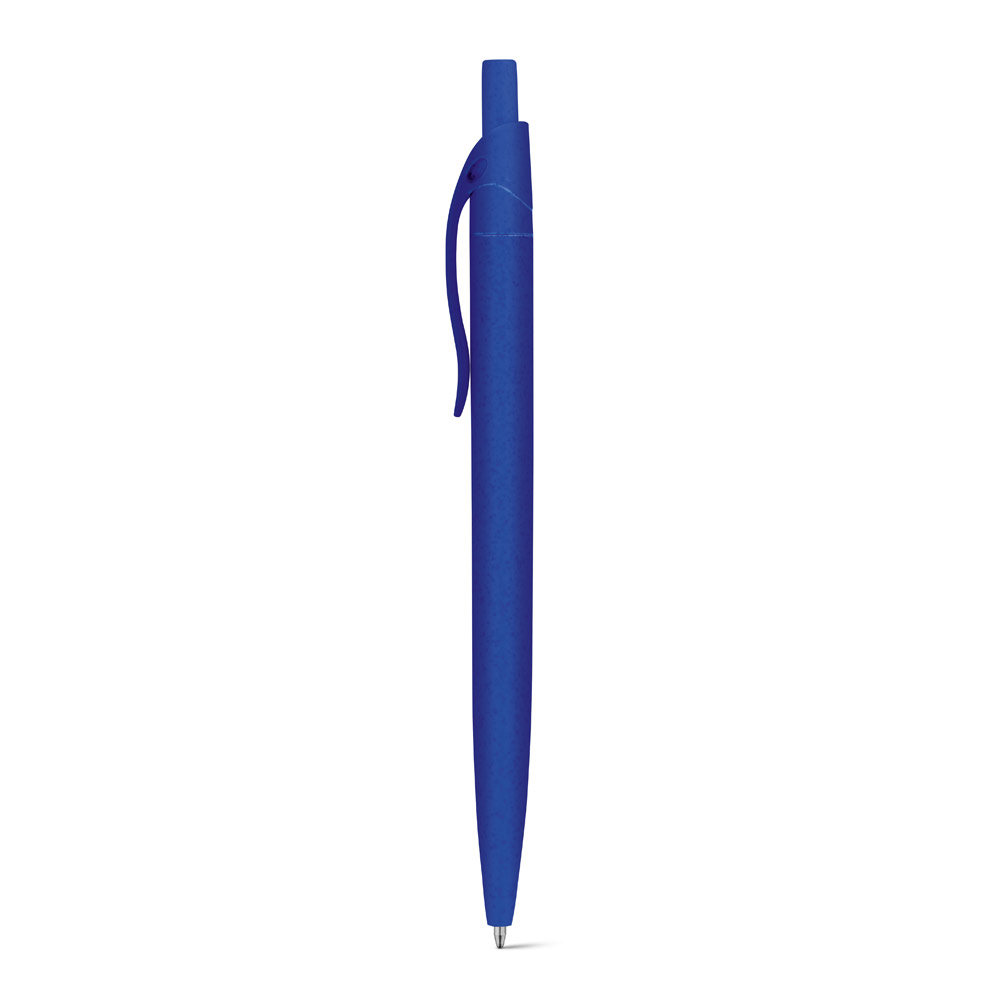 hi!dea 81168 - Stylo à bille en fibre de paille de blé et ABS avec clip