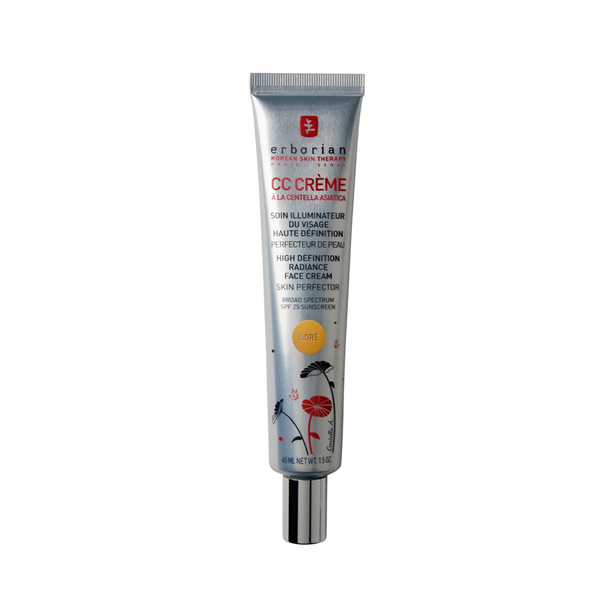 CC Crème à la Centella Asiatica - Soin Illuminateur du Visage Haute Définition |- Doré
