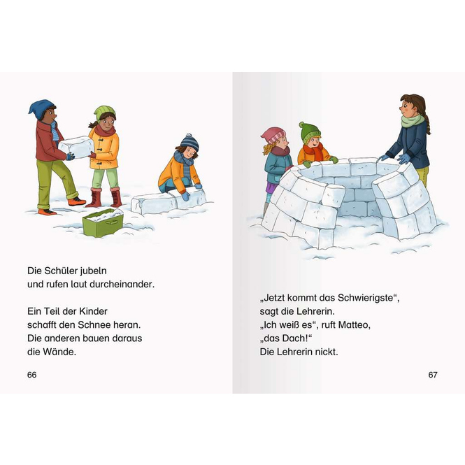 Leserabe - 1. Lesestufe - Zauberhafte Weihnachtsgeschichten für Erstleser