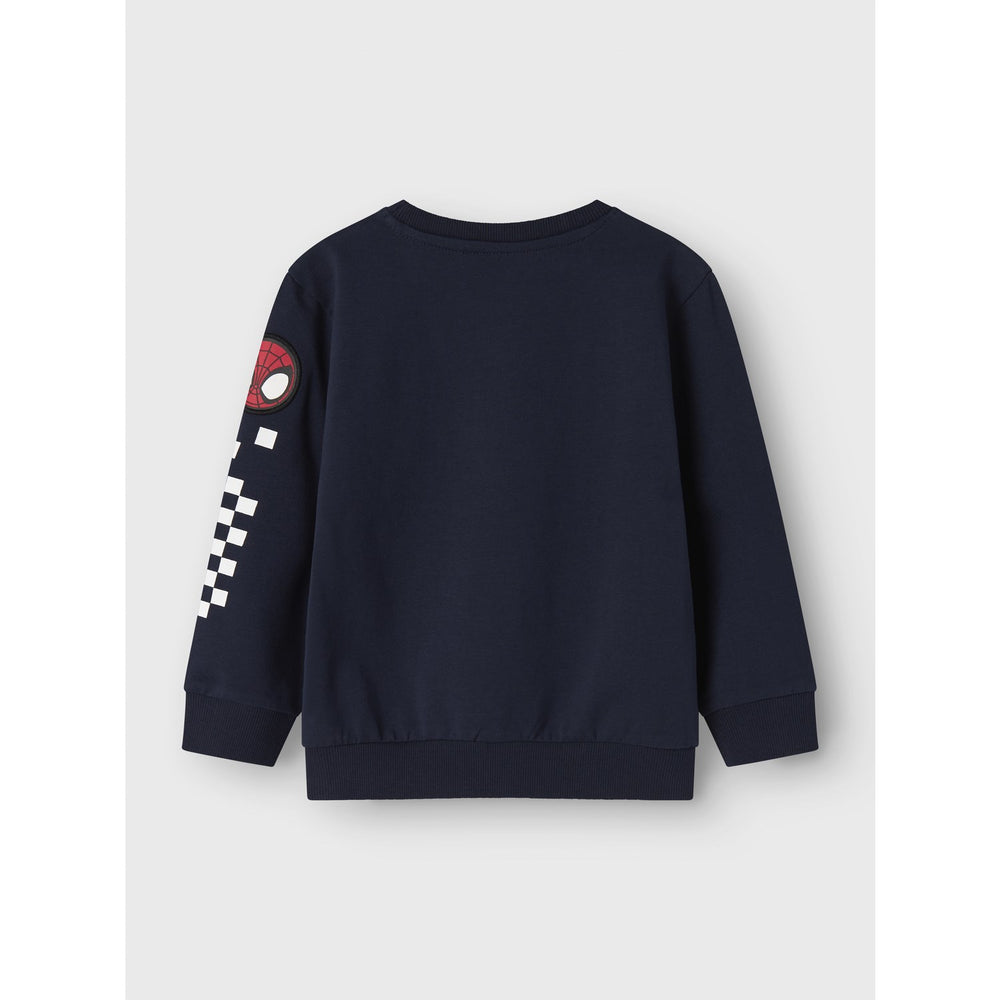 Køb Name It Navy Blazer Nmmjo Spider Nreg Sweat Unb Mar