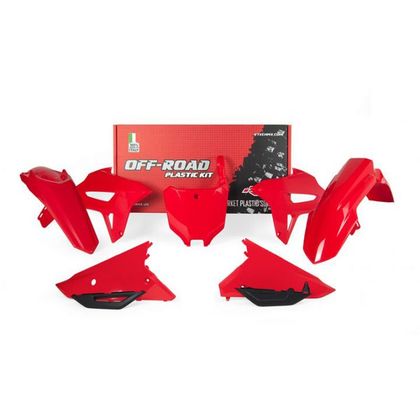 Kit plastiques R-tech 6 p Honda Origine - Rouge