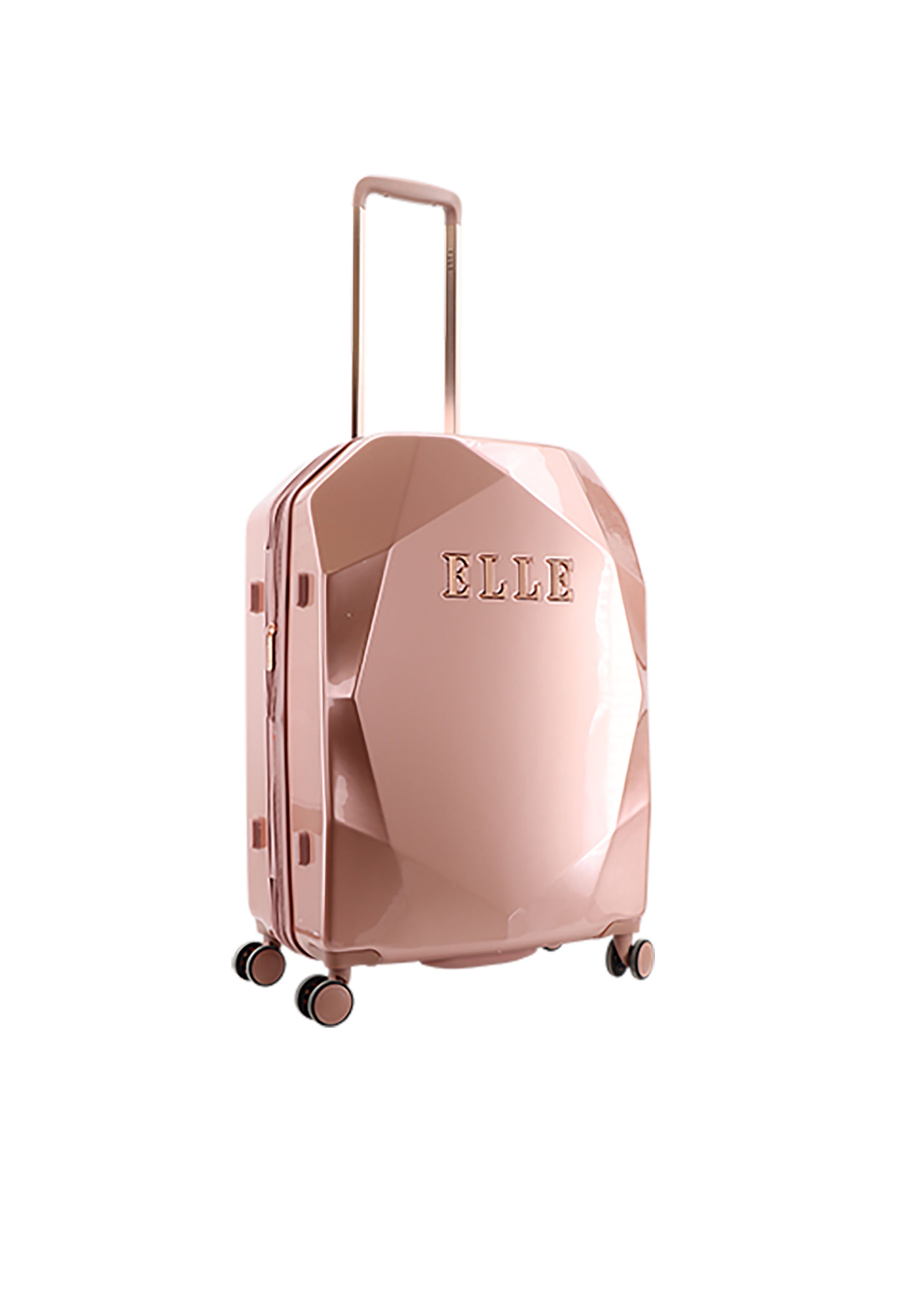 ELLE Diamond 67 cm reiskoffer - Pink