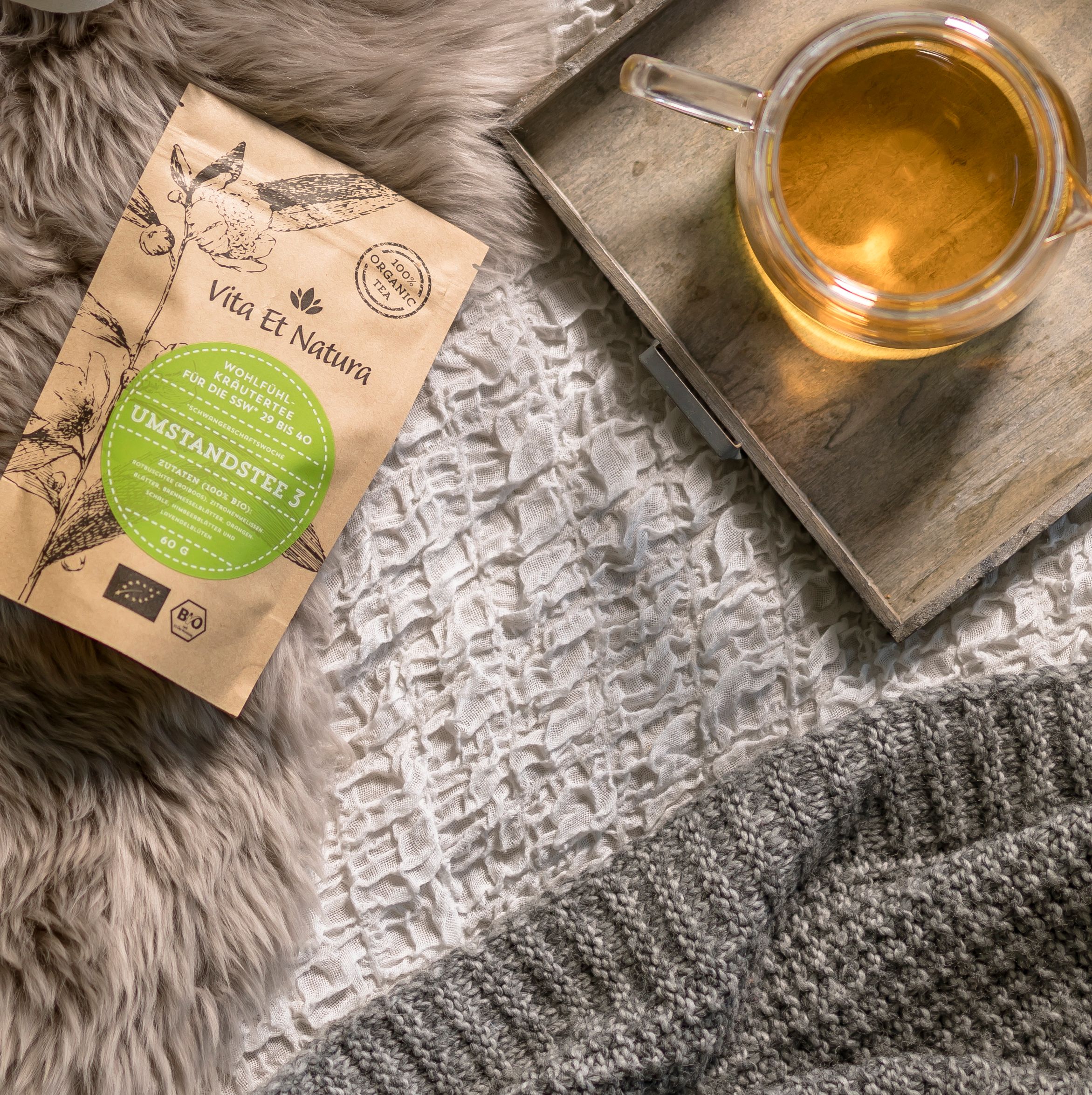 Umstandstee 3 - Schwangerschaftstee für das 3. Trimester - 100% bio - Vita Et Natura® Teemanufaktur