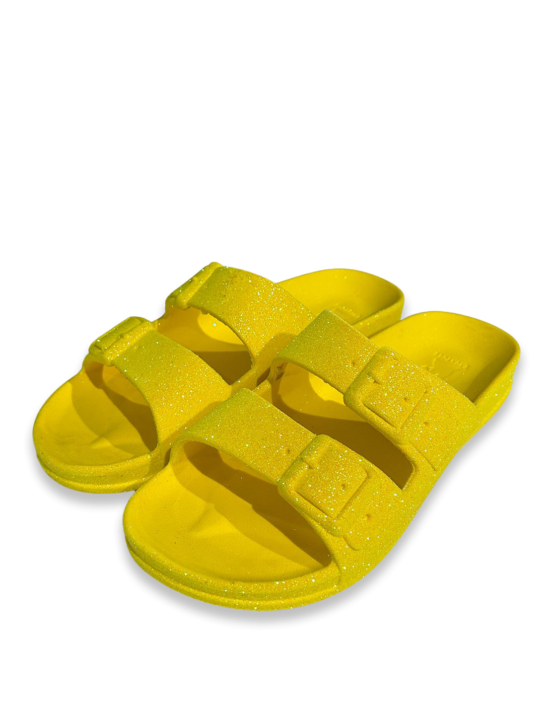 cacatoes Sandales Femme Neon Jaune Fluo