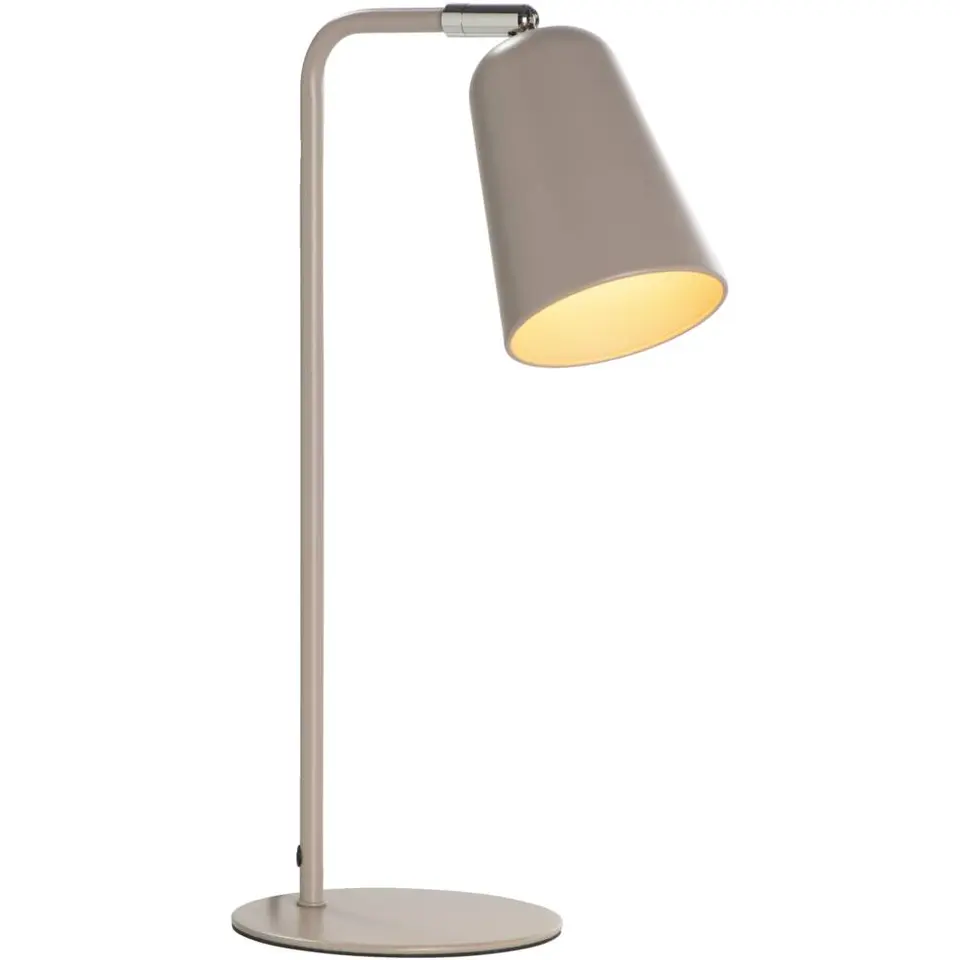 Tafellamp Mels taupe metaal 47,5xØ16 cm