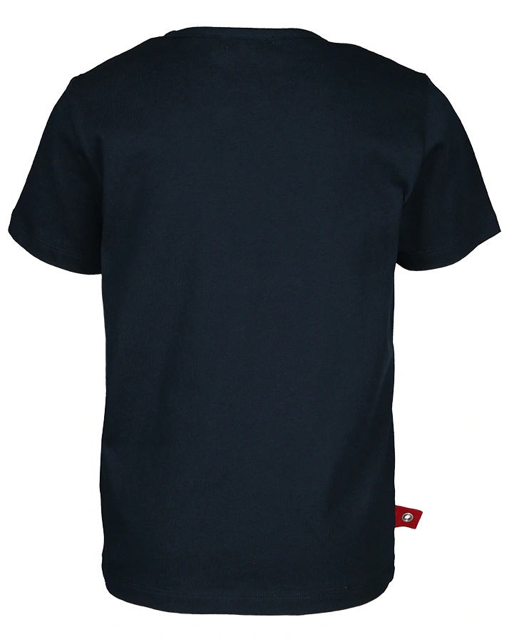 T-Shirt NEON HAI in dunkelblau/neongrün