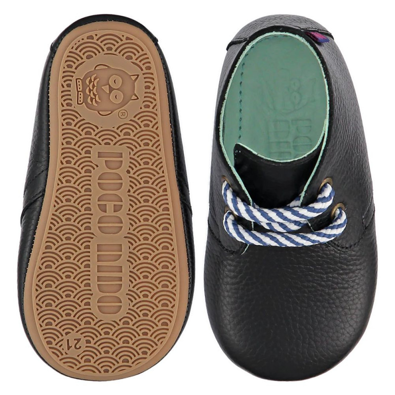 Poco Nido Poconido Chaussures Mighty Lacets Noir